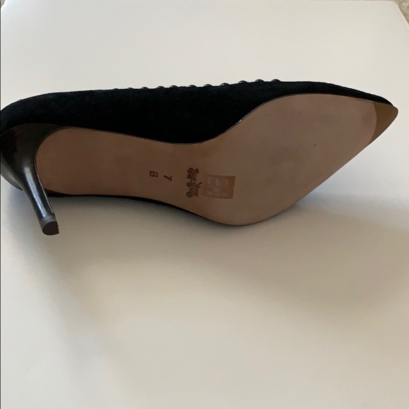 COACH Smith Rivets Suede Pumps - Picture 5 of 5